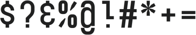 Aeion Mono Semi Bold otf (600) Font OTHER CHARS