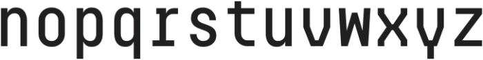 Aeion Mono Semi Bold otf (600) Font LOWERCASE
