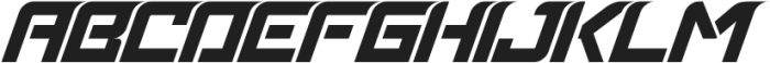 Aerial Faster - Regular otf (400) Font UPPERCASE