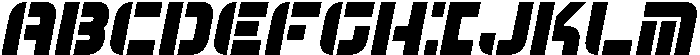 Aerial ST Extra Bold Italic otf (700) Font UPPERCASE