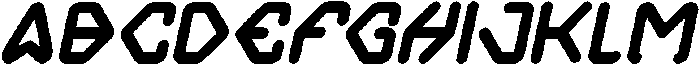 Aero Dynamic otf (400) Font UPPERCASE