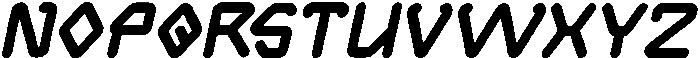 Aero Dynamic otf (400) Font UPPERCASE
