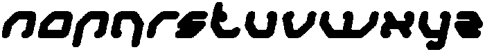 Aero Dynamic otf (400) Font LOWERCASE