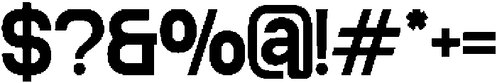 Aero Maze Bold Extra Expanded otf (700) Font OTHER CHARS