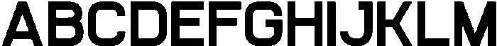 Aero Maze Bold Semi Expanded otf (700) Font UPPERCASE