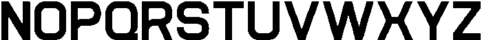 Aero Maze Bold Semi Expanded otf (700) Font LOWERCASE