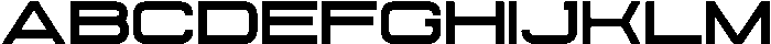 Aero Maze Extra Bold Ultra Expanded otf (700) Font UPPERCASE
