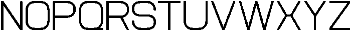 Aero Maze Extra Light Semi Expanded otf (200) Font UPPERCASE