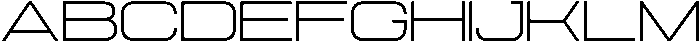 Aero Maze Extra Light Ultra Expanded otf (200) Font UPPERCASE