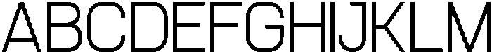 Aero Maze Extra Light otf (200) Font UPPERCASE