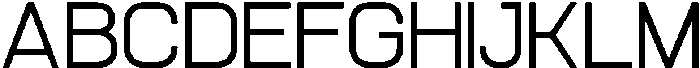 Aero Maze Light Semi Expanded otf (300) Font UPPERCASE