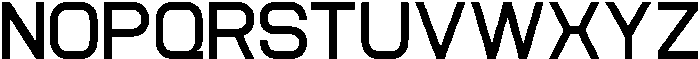 Aero Maze Medium Semi Expanded otf (500) Font UPPERCASE