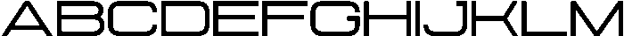 Aero Maze Medium Ultra Expanded otf (500) Font UPPERCASE