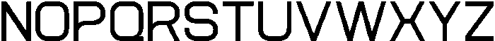 Aero Maze Semi Expanded otf (400) Font LOWERCASE
