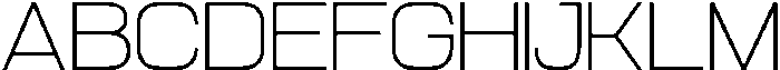 Aero Maze Thin Expanded otf (100) Font UPPERCASE