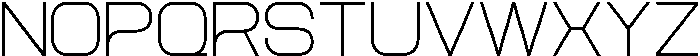 Aero Maze Thin Expanded otf (100) Font LOWERCASE