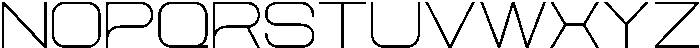 Aero Maze Thin Extra Expanded otf (100) Font LOWERCASE