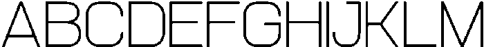 Aero Maze Thin Semi Expanded otf (100) Font UPPERCASE