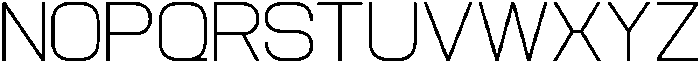 Aero Maze Thin Semi Expanded otf (100) Font UPPERCASE