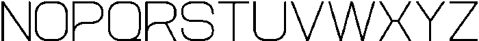 Aero Maze Thin Semi Expanded otf (100) Font LOWERCASE