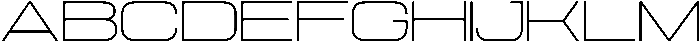 Aero Maze Thin Ultra Expanded otf (100) Font UPPERCASE