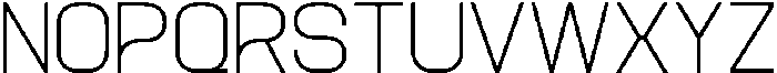 Aero Maze Thin otf (100) Font LOWERCASE