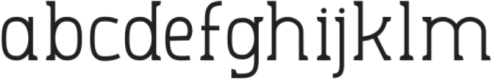 Aero Sans Light otf (300) Font LOWERCASE