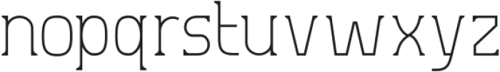 Aero Sans Thin otf (100) Font LOWERCASE