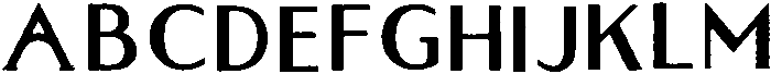 AeroClubSans Bold otf (700) Font UPPERCASE
