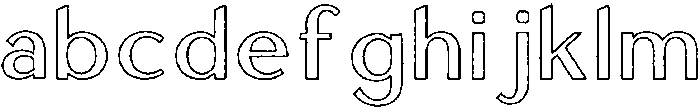 AeroClubSans Outline otf (400) FONT
