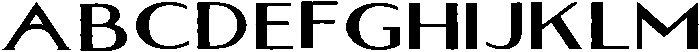 AeroClubSans Wide otf (400) Font UPPERCASE