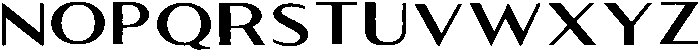 AeroClubSans Wide otf (400) Font UPPERCASE