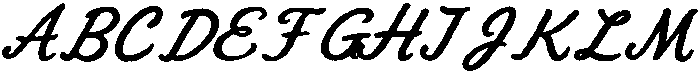 AeroClubScript Regular otf (400) Font UPPERCASE
