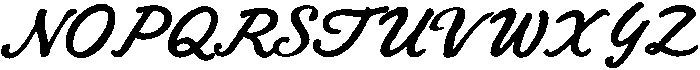 AeroClubScript Regular otf (400) Font UPPERCASE