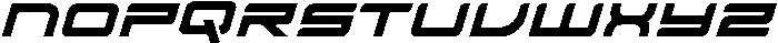 AeroX Regular ttf (400) Font LOWERCASE