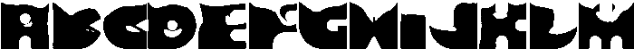 Aerochrome-alt Regular otf (400) Font UPPERCASE