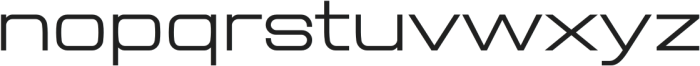 Aerodome Regular otf (400) Font LOWERCASE