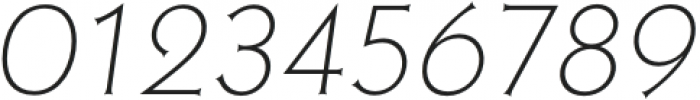 Aerodyne Extra Light Italic otf (200) Font OTHER CHARS