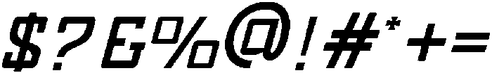 Aeromatch Regular otf (400) Font OTHER CHARS
