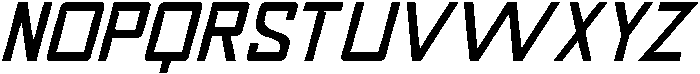 Aeromatch Regular otf (400) Font UPPERCASE