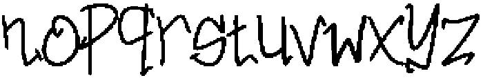 Aerosplat otf (400) Font LOWERCASE
