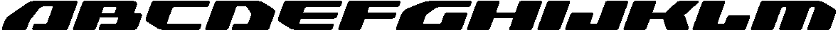 Aerox Italic otf (400) Font UPPERCASE