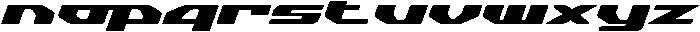 Aerox Italic otf (400) Font LOWERCASE