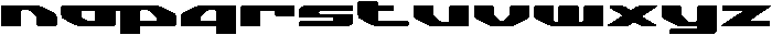 Aerox otf (400) Font LOWERCASE