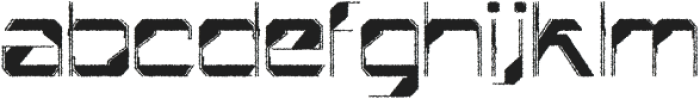 Aestero Rough Regular otf (400) Font LOWERCASE