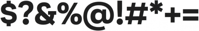 Aestetico Informal Bold otf (700) Font OTHER CHARS