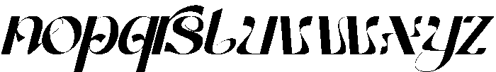 Aesthetic Challenge Italic otf (400) Font LOWERCASE