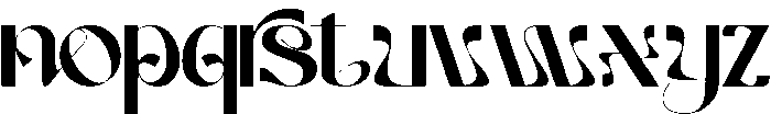 Aesthetic Challenge Regular otf (400) Font LOWERCASE