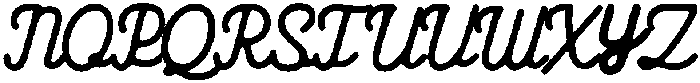 Aesthetic Loopy Regular otf (400) Font UPPERCASE