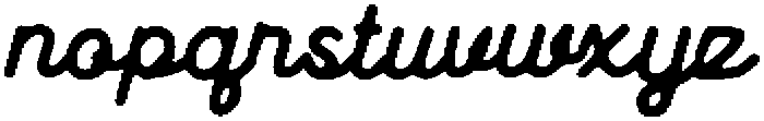 Aesthetic Loopy Regular otf (400) Font LOWERCASE